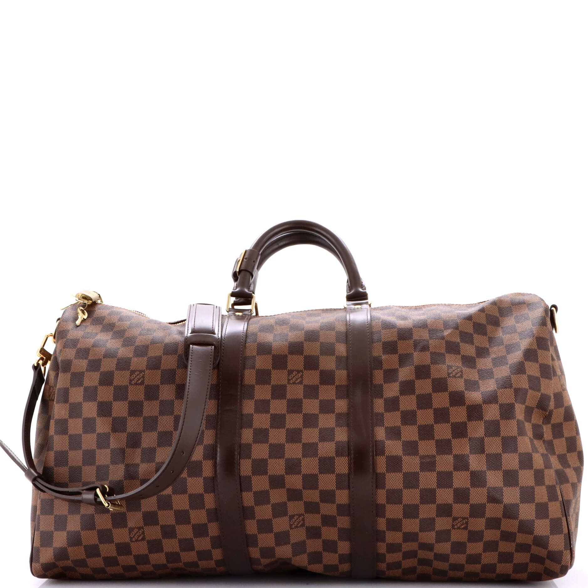 Louis Vuitton Keepall Bandouliere Bag Damier 55