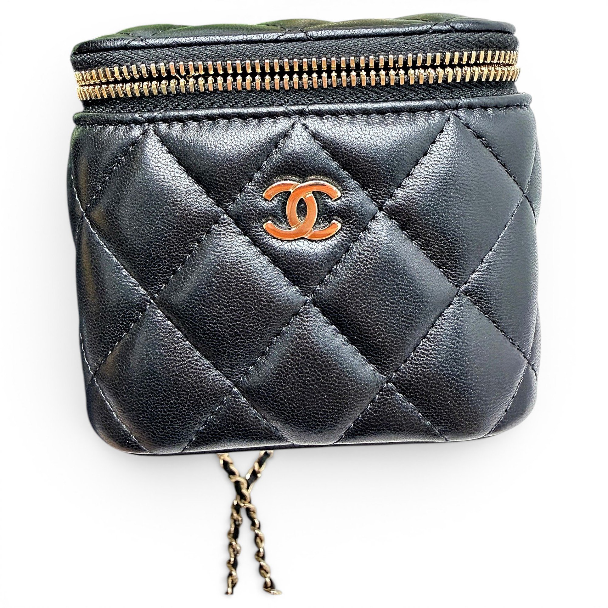 Vanity leather mini bag