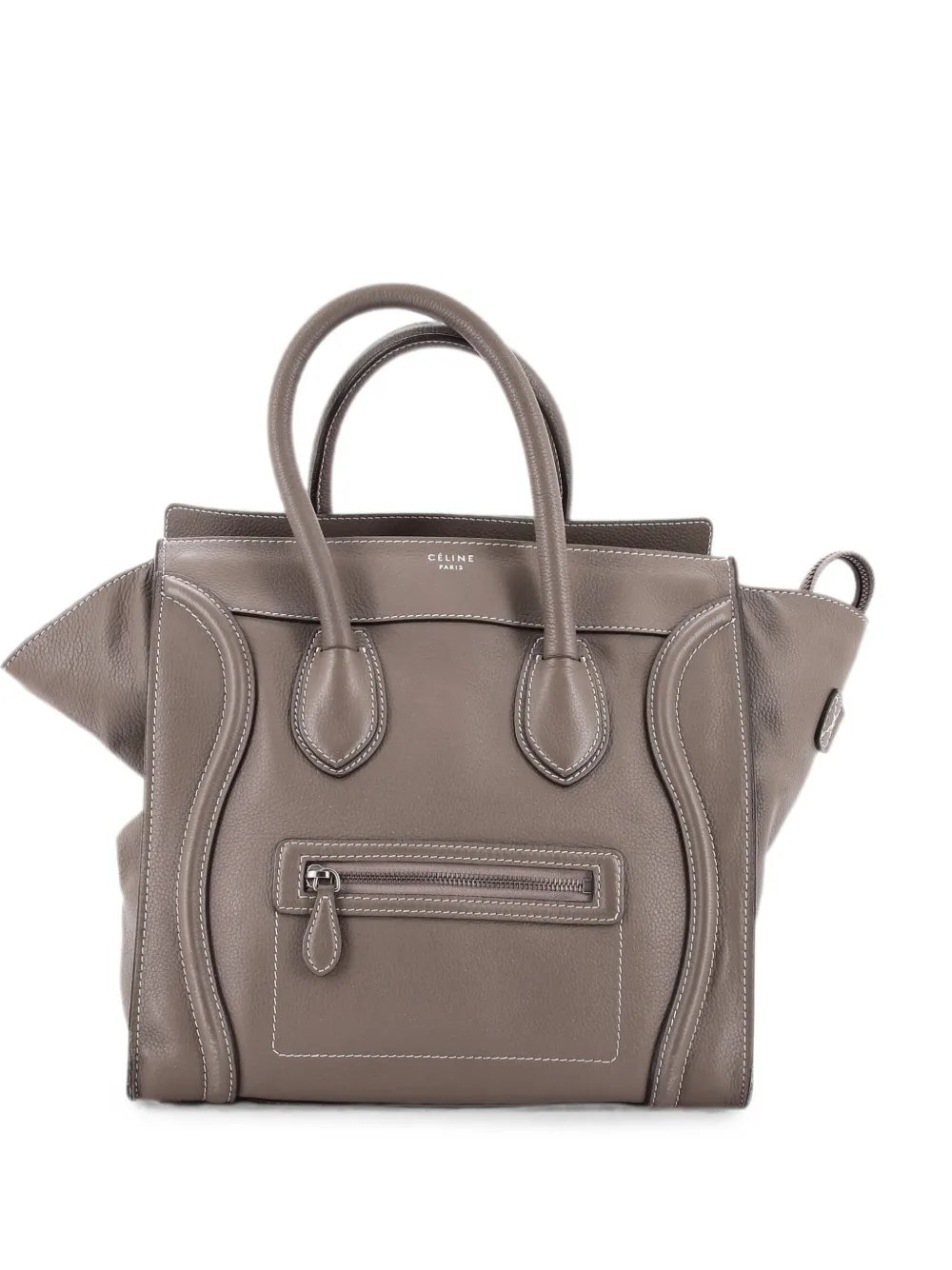 Luggage Bag Grainy Leather Mini tote bag