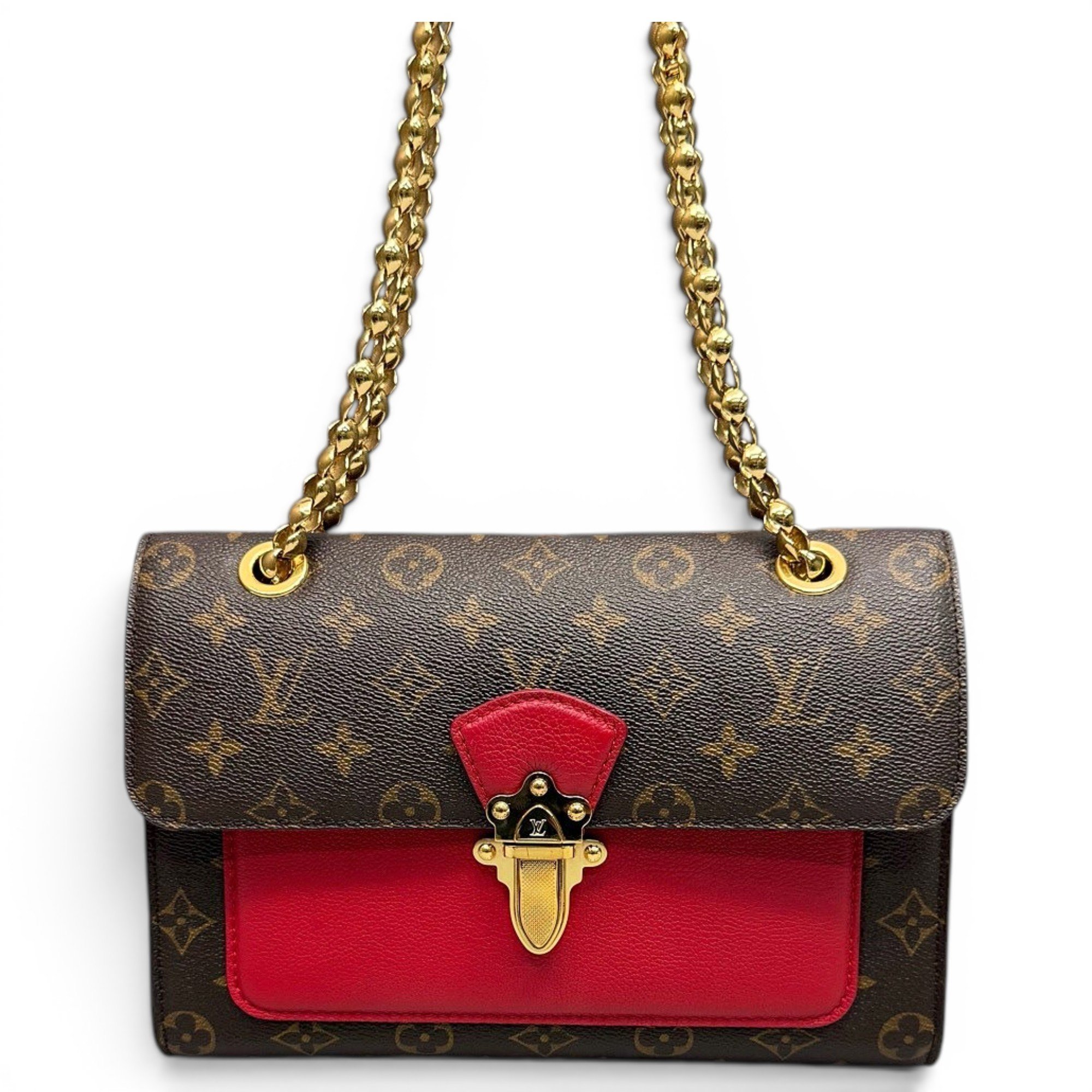 Victoire leather handbag