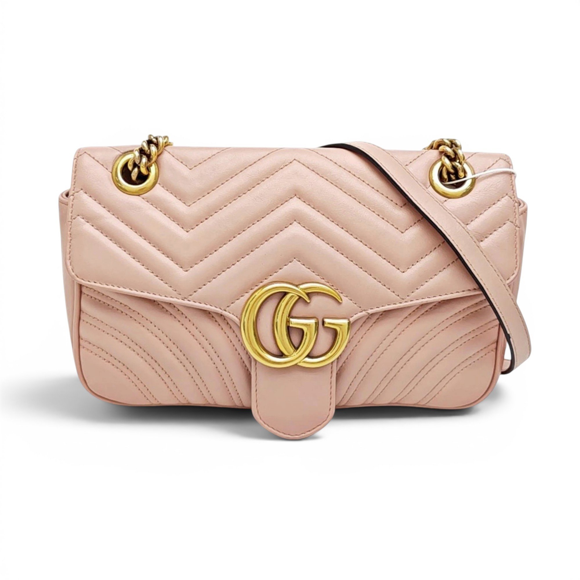 GG Marmont Flap leather handbag