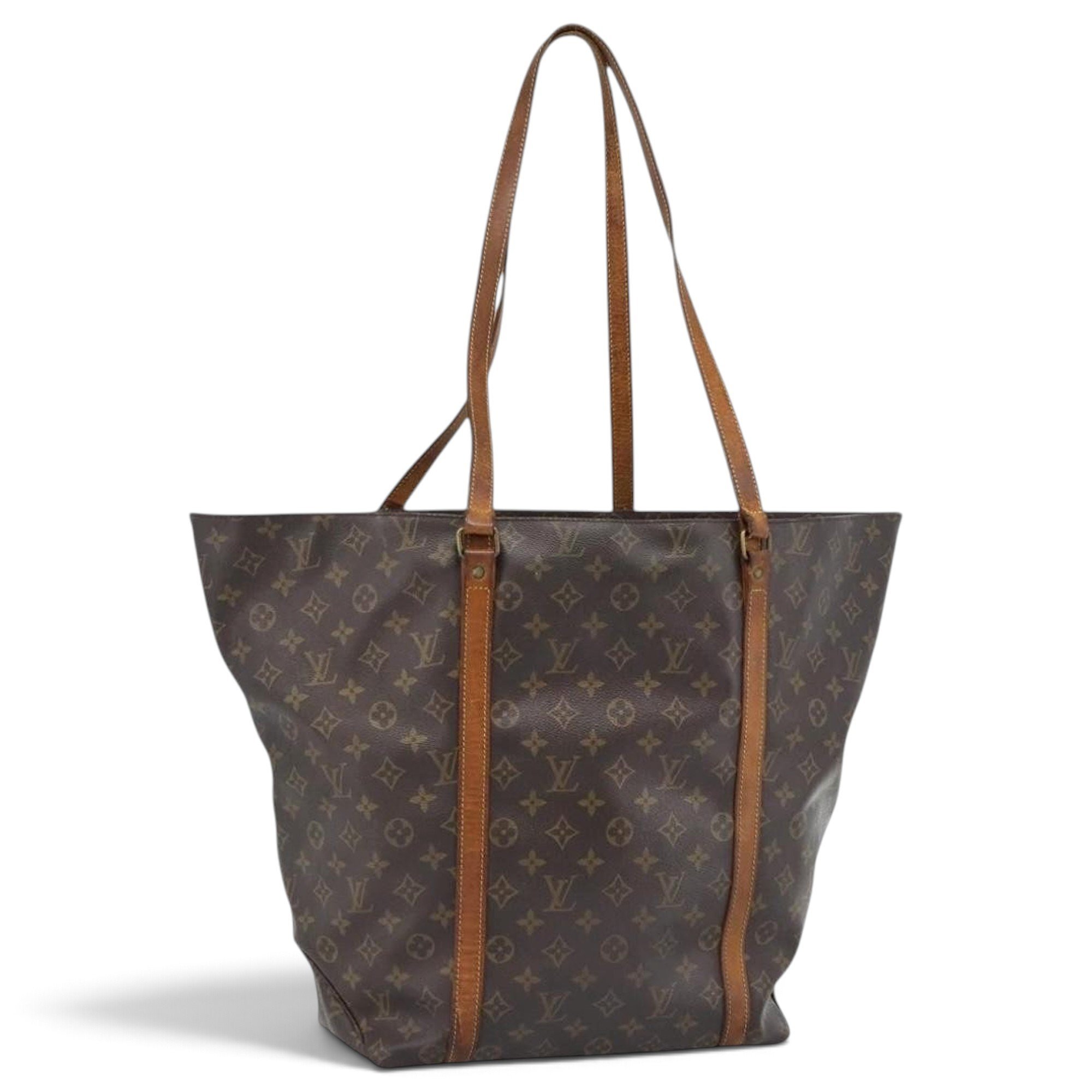 Shopping leather tote