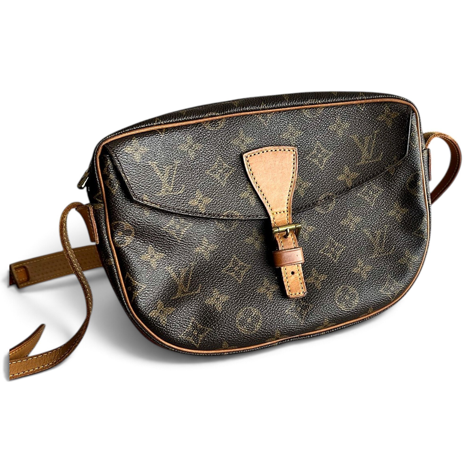 Jeune fille leather crossbody bag
