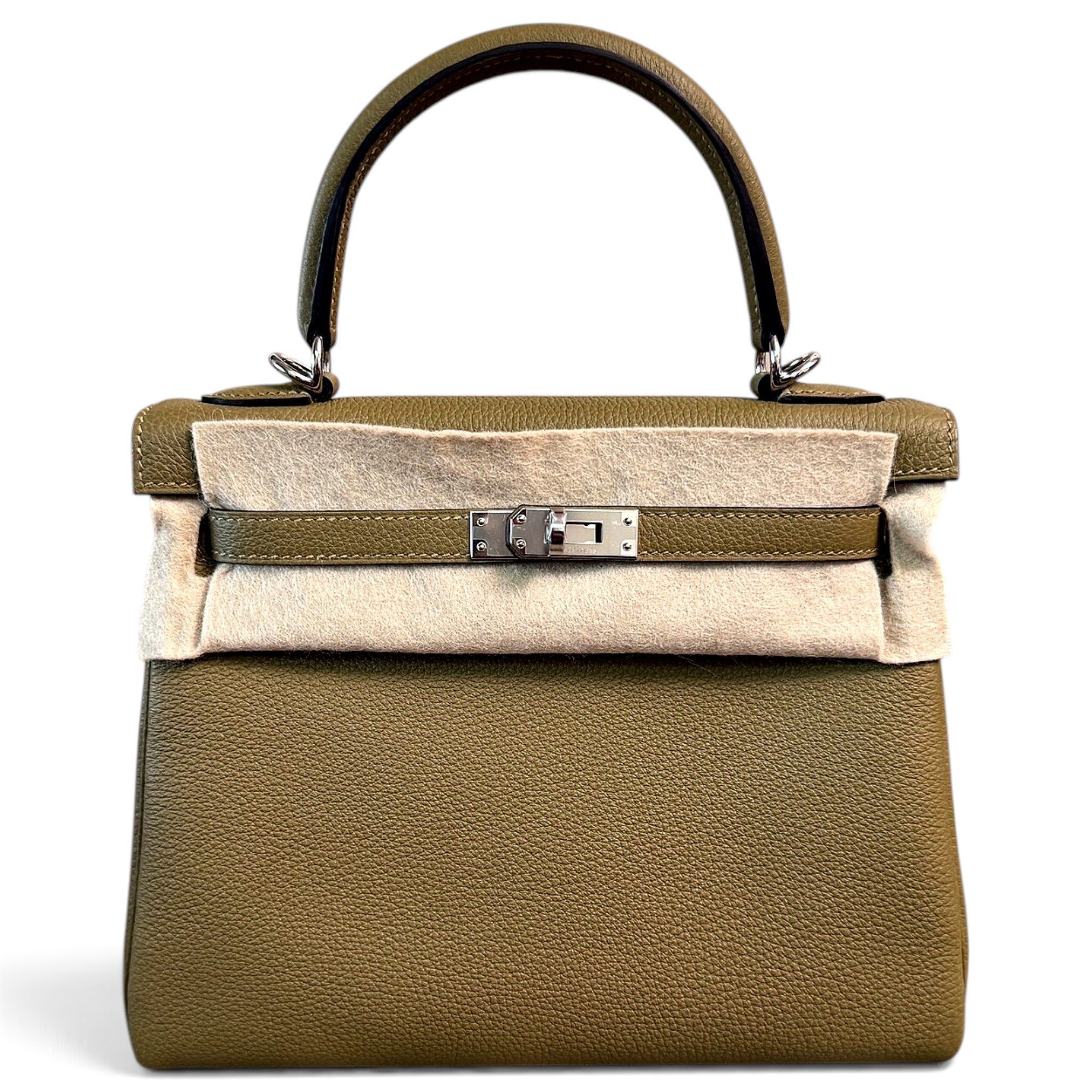 Kelly 25 leather handbag