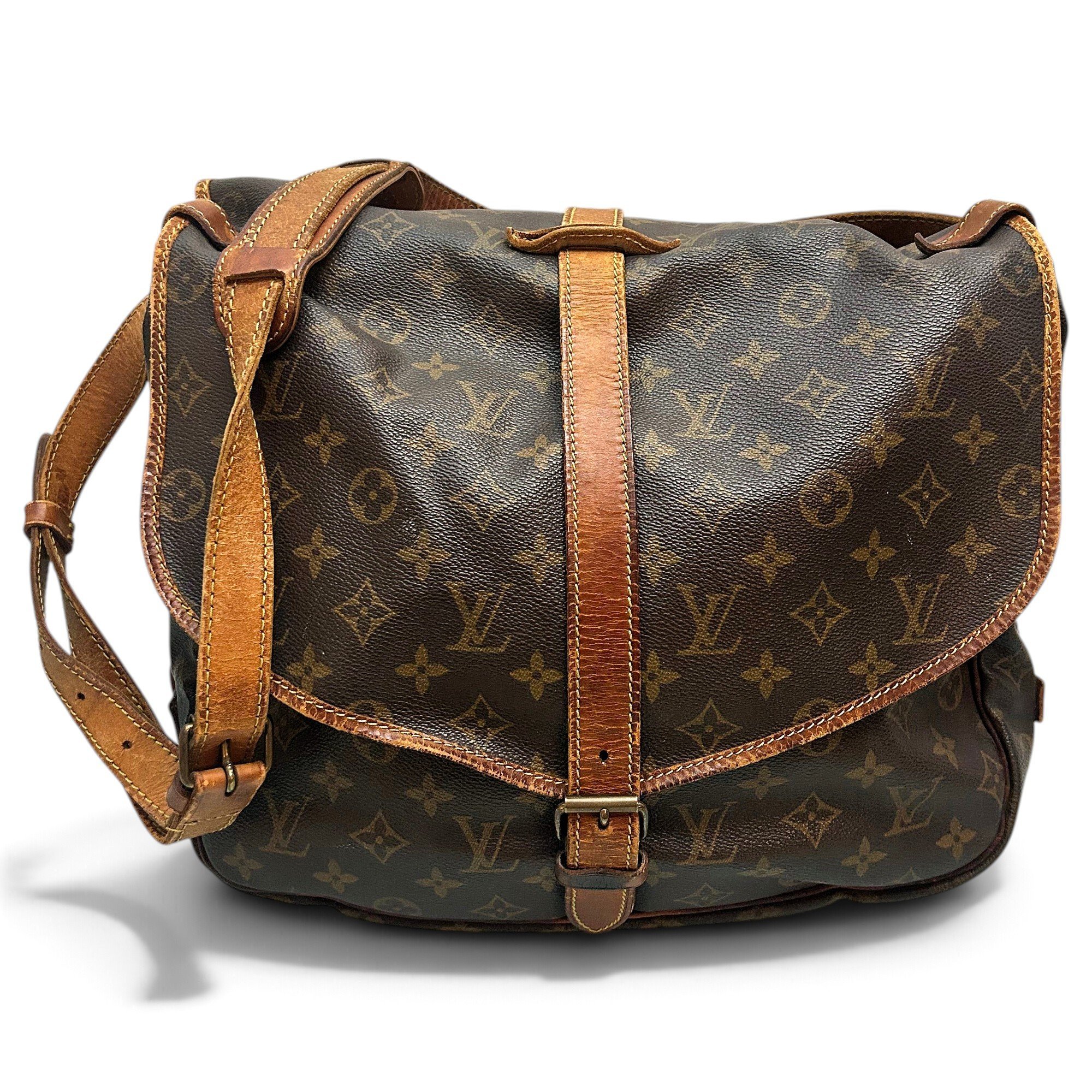 Saumur leather crossbody bag