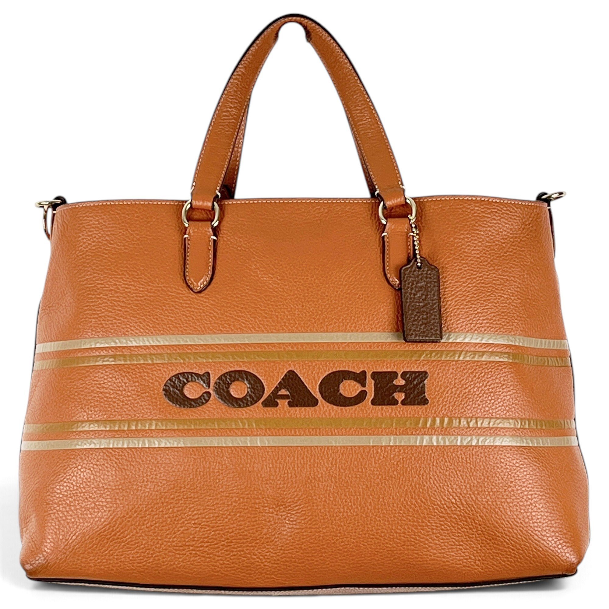 Leather tote