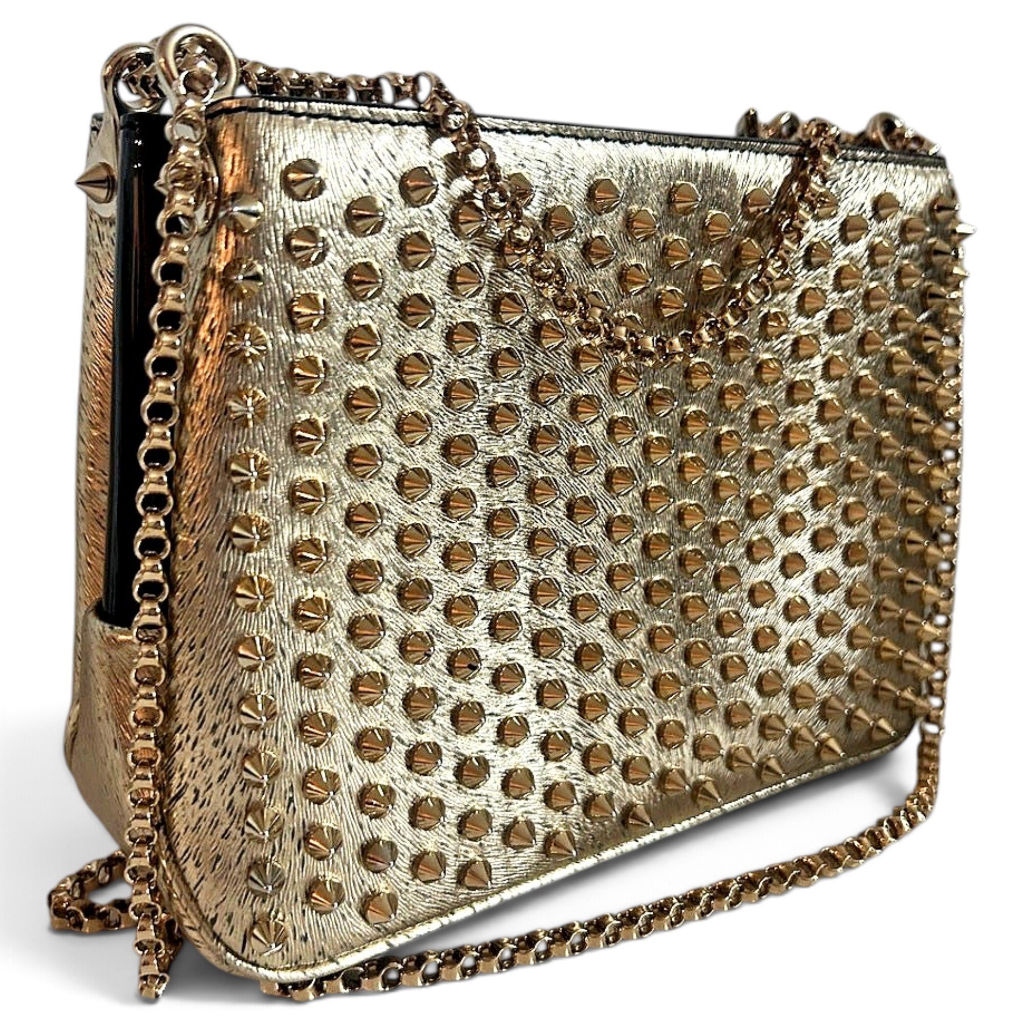 Triloubi leather crossbody bag