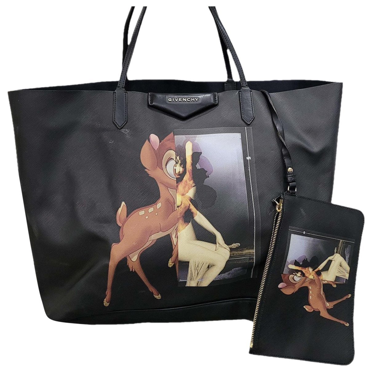 Leather tote