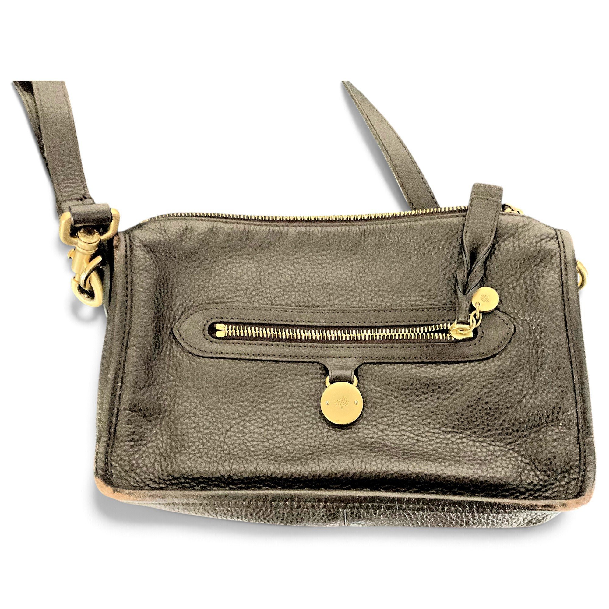Leather crossbody bag