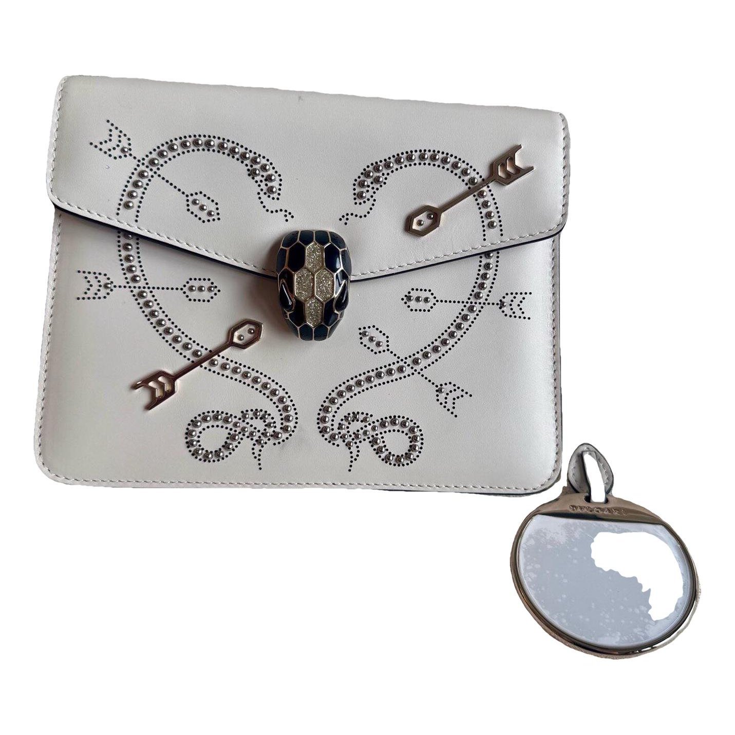 Serpenti leather handbag