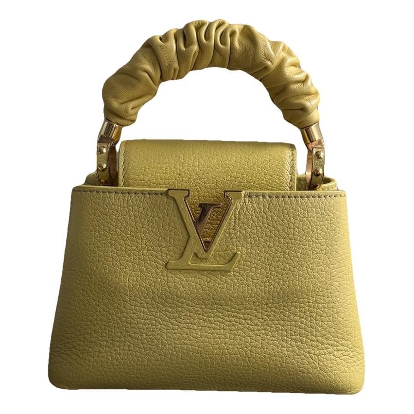 Capucines leather handbag