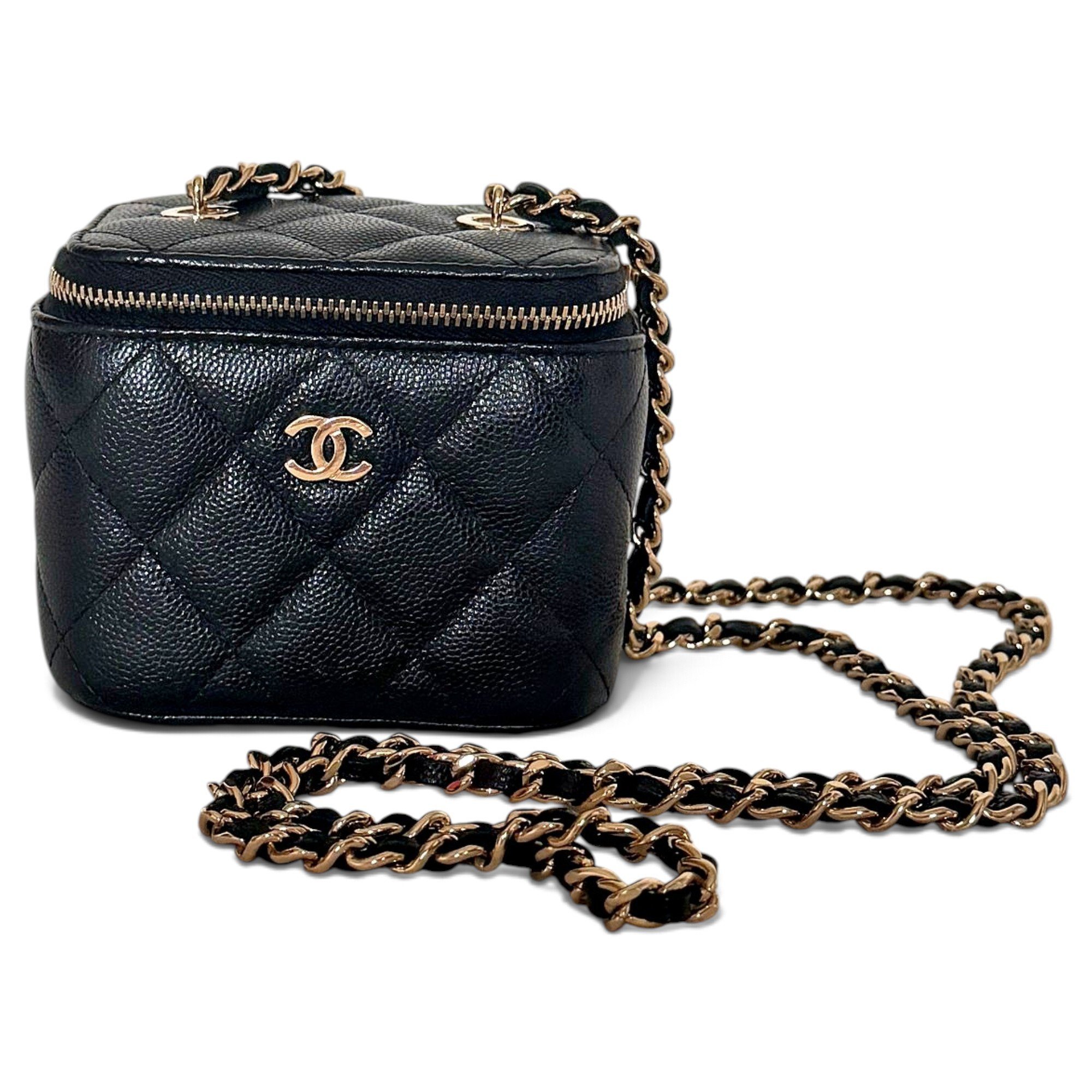 Vanity leather mini bag