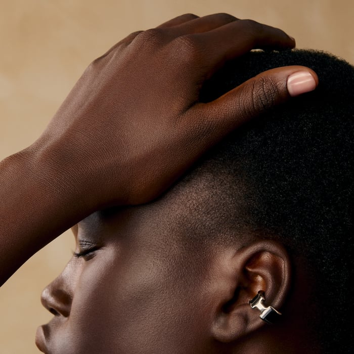 Noir Olympe Ear Cuff, Small Model