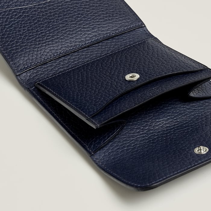 Bleu Nuit Tarjetero Iliade Compact