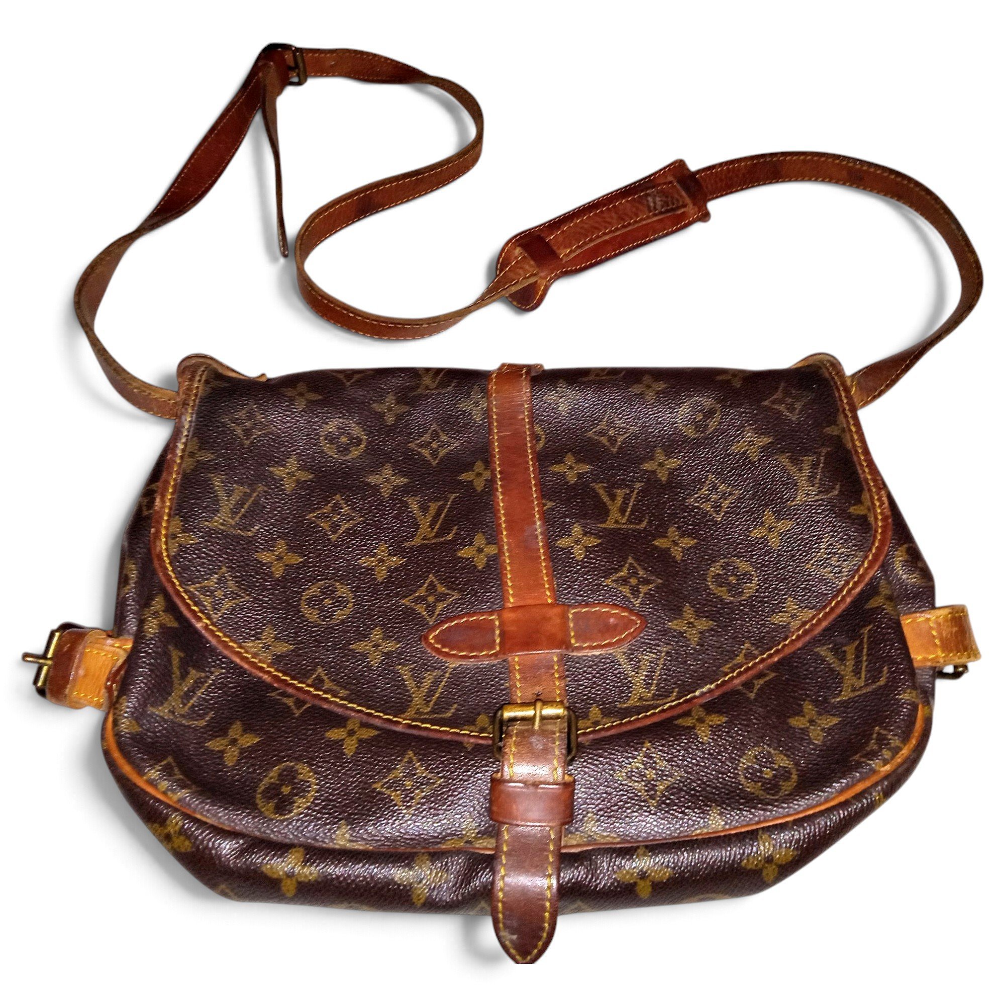 Saumur leather crossbody bag