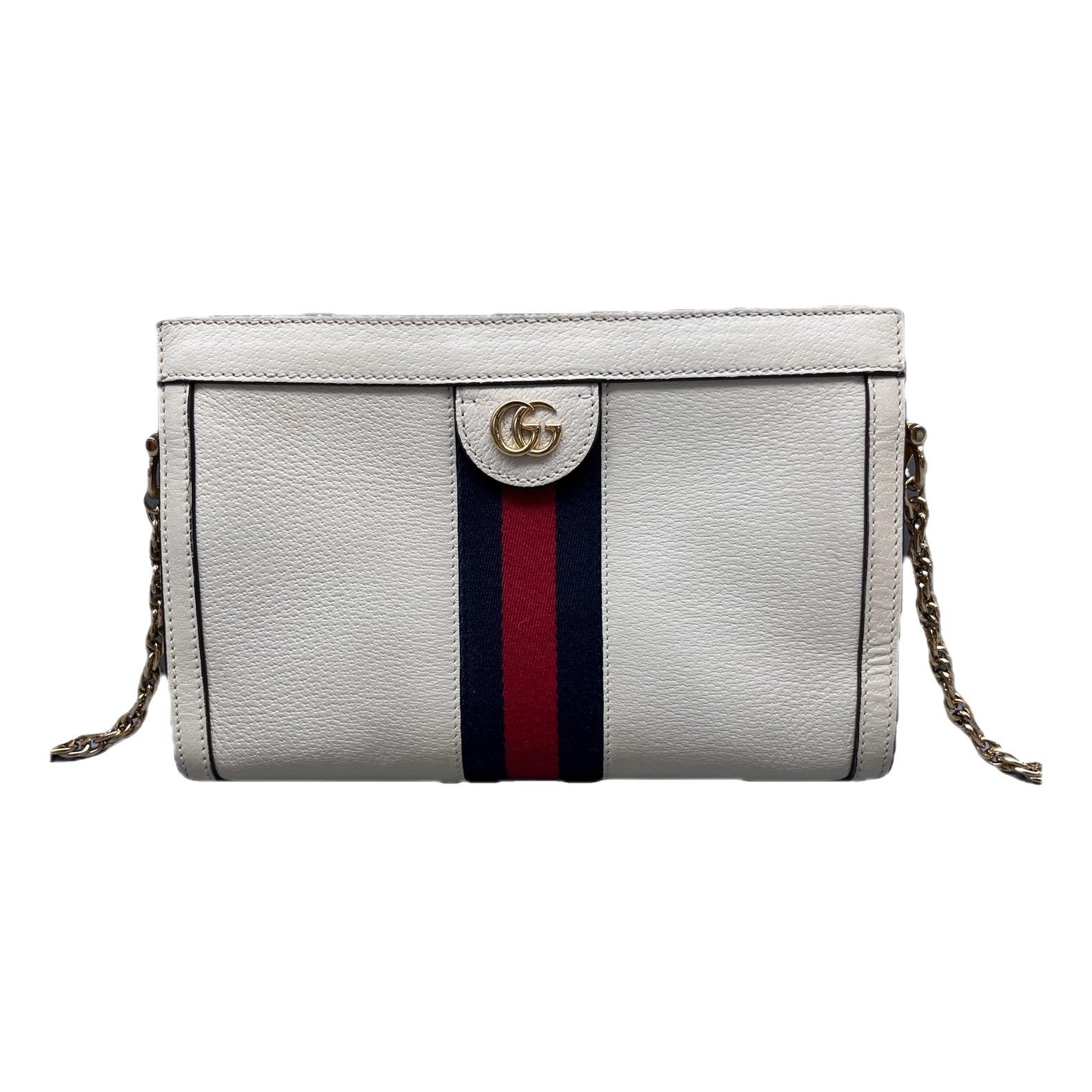 Ophidia Chain leather handbag