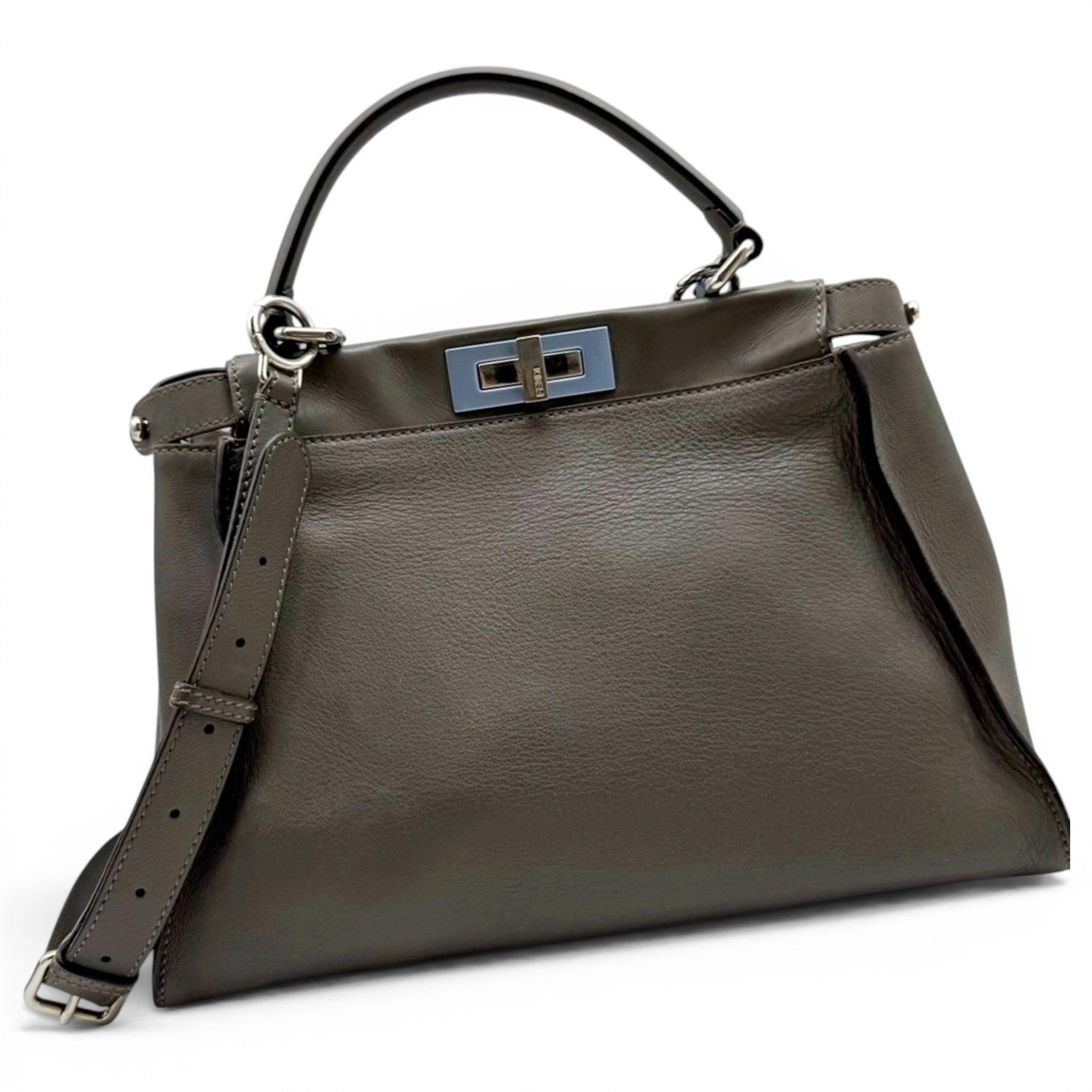 Peekaboo leather handbag