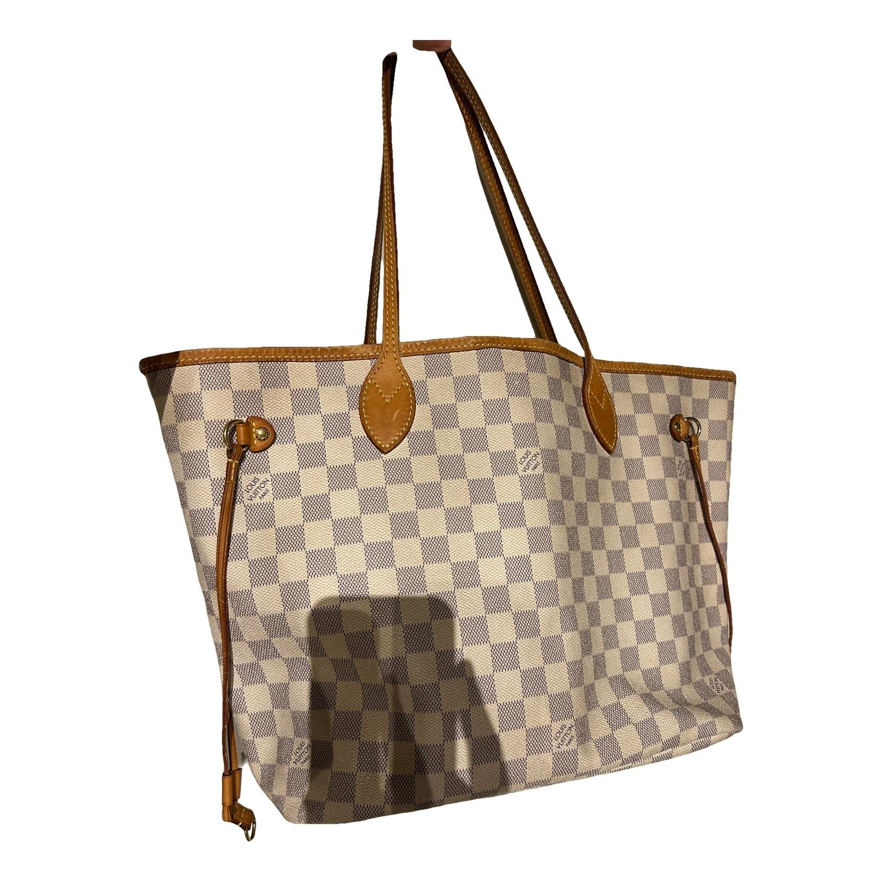Neverfull patent leather tote