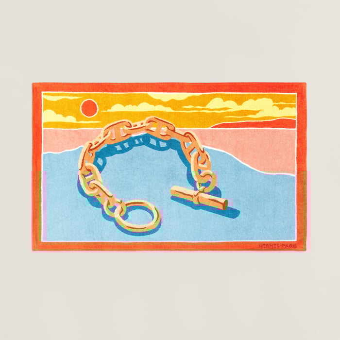 Escale A La Plage Beach Towel