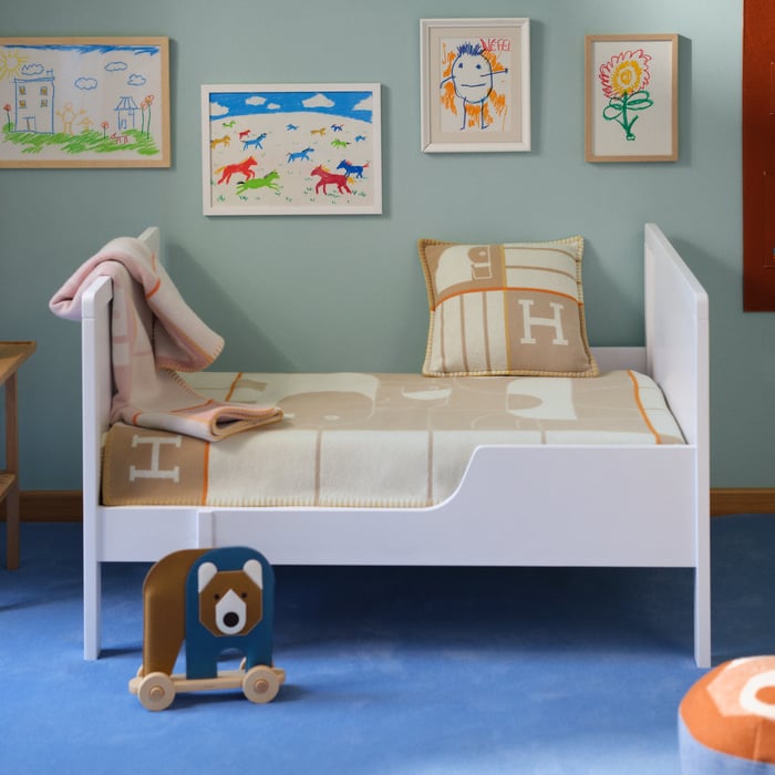 Avoine Animaux Blocks Blanket