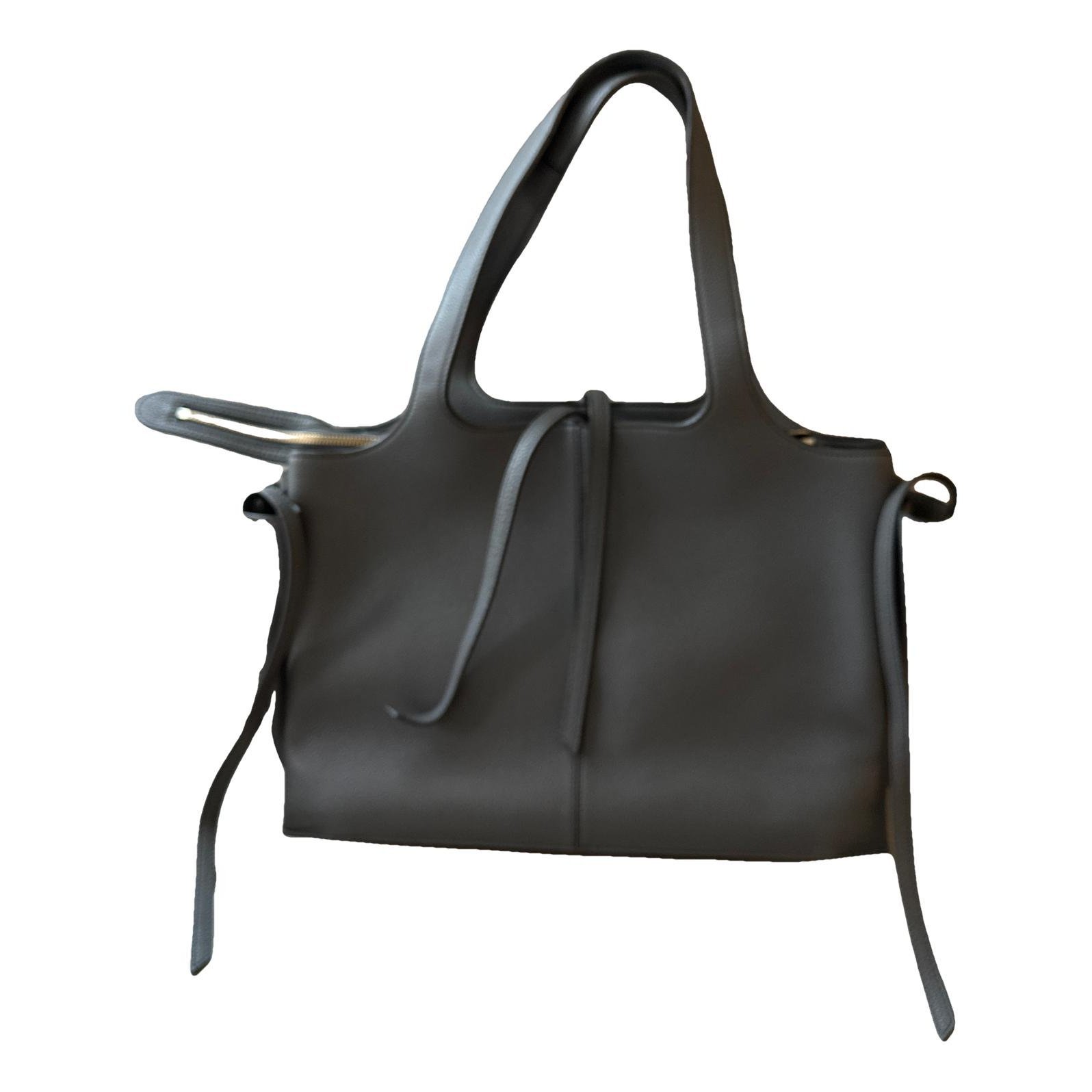 Tri-Fold leather tote