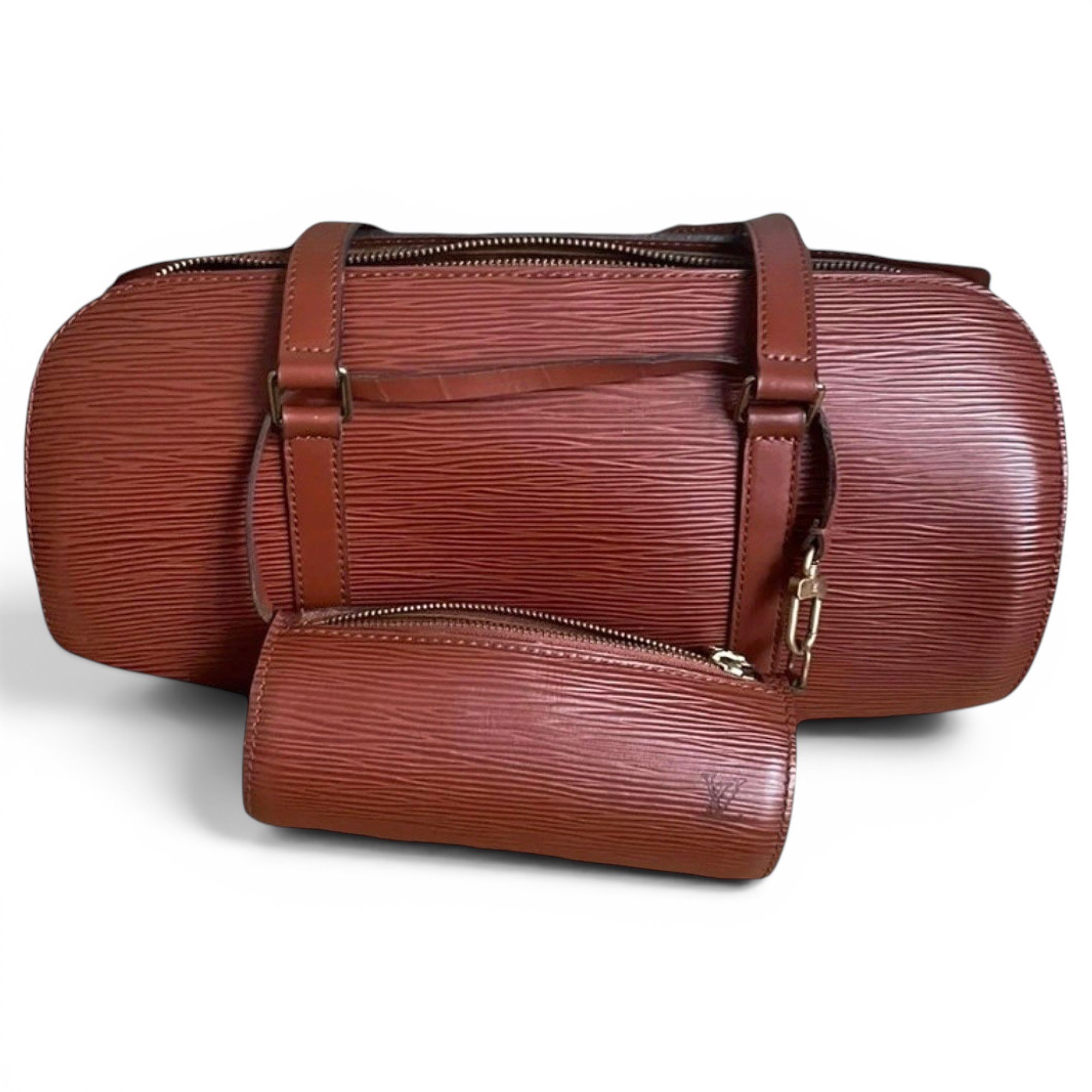 Soufflot Vintage leather handbag