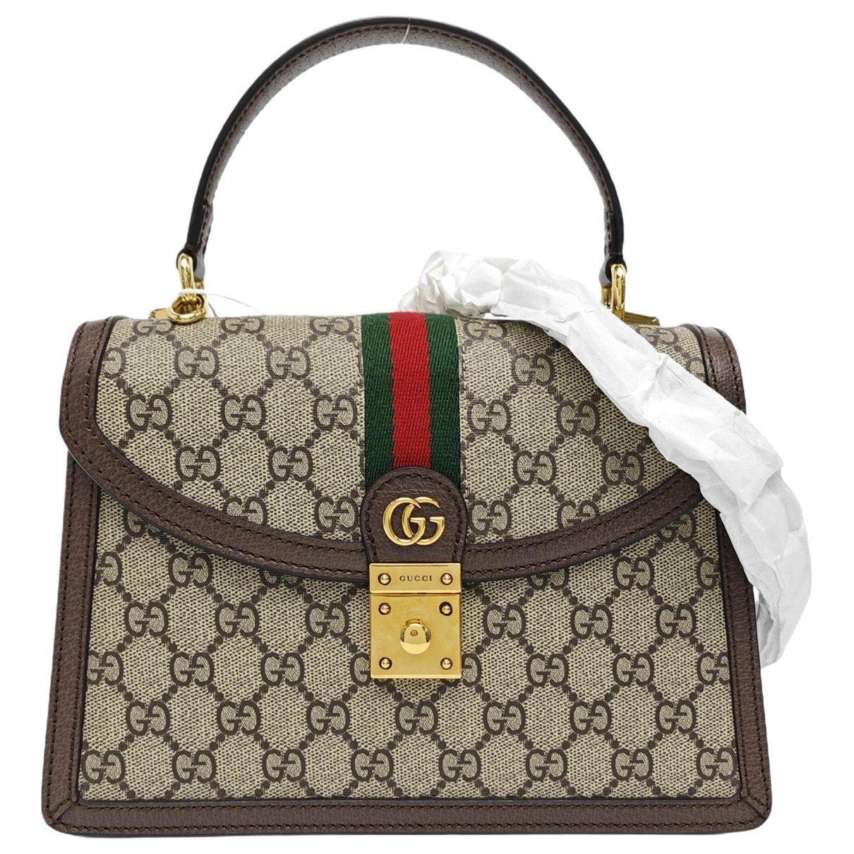 Ophidia leather handbag