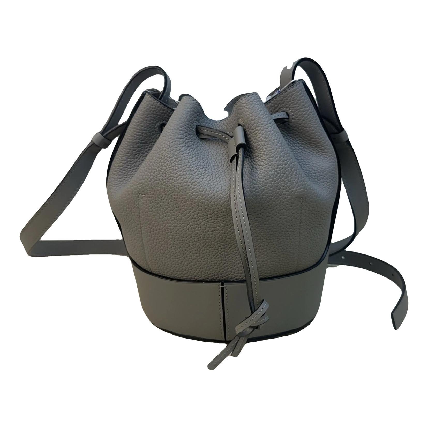 Balloon leather crossbody bag