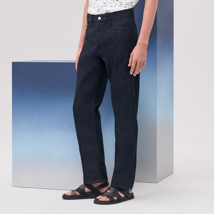 Indigo Straight Cut Jeans