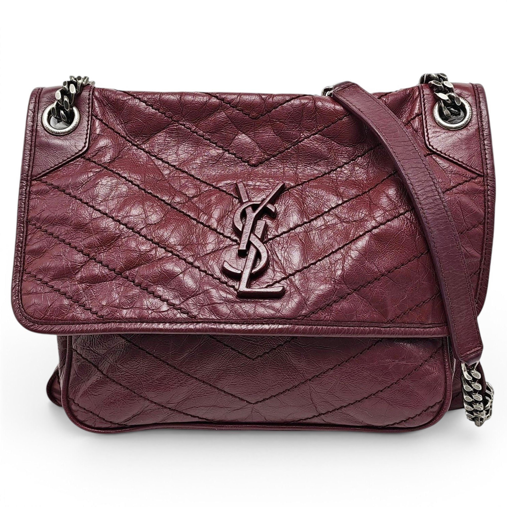 Niki leather crossbody bag