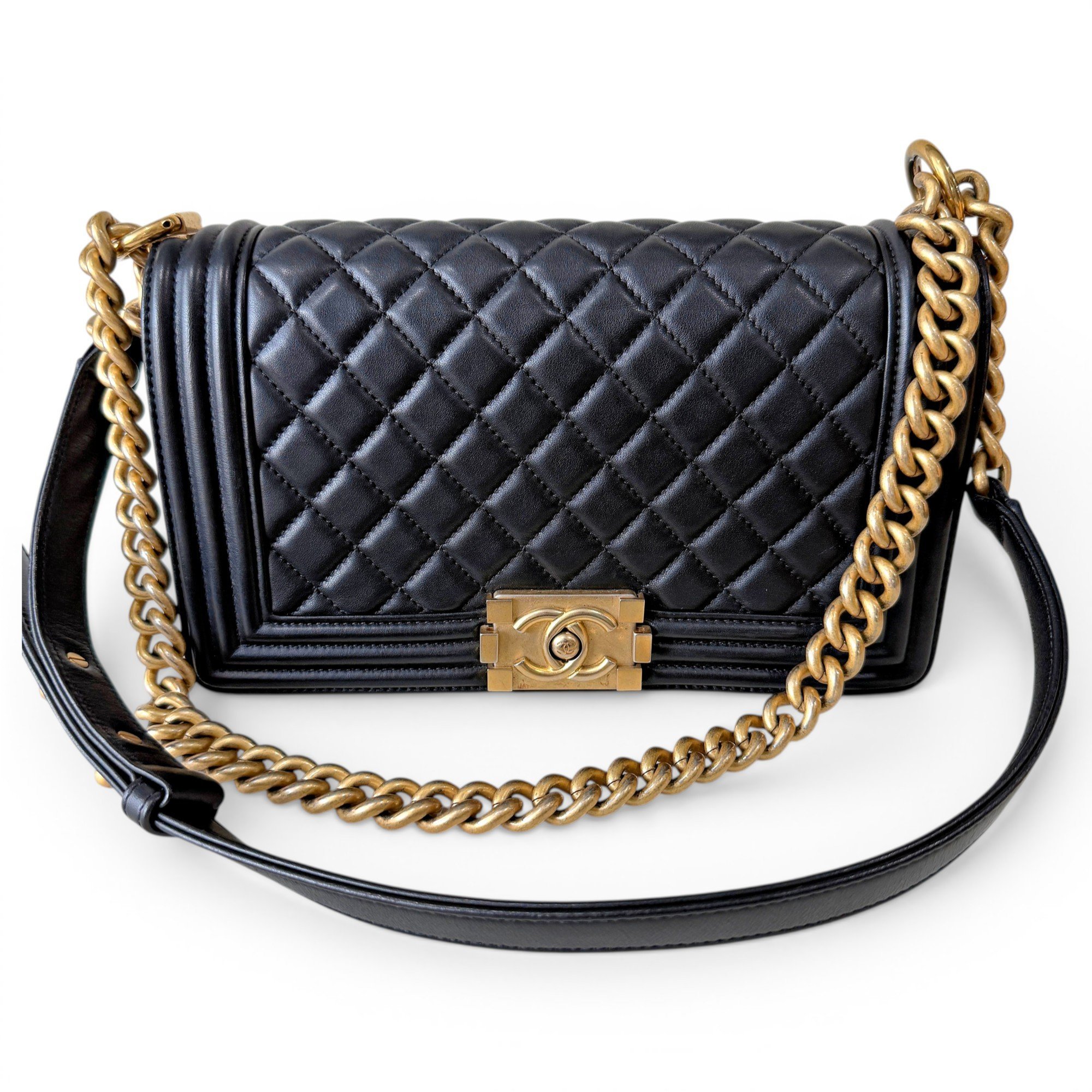 Boy leather handbag
