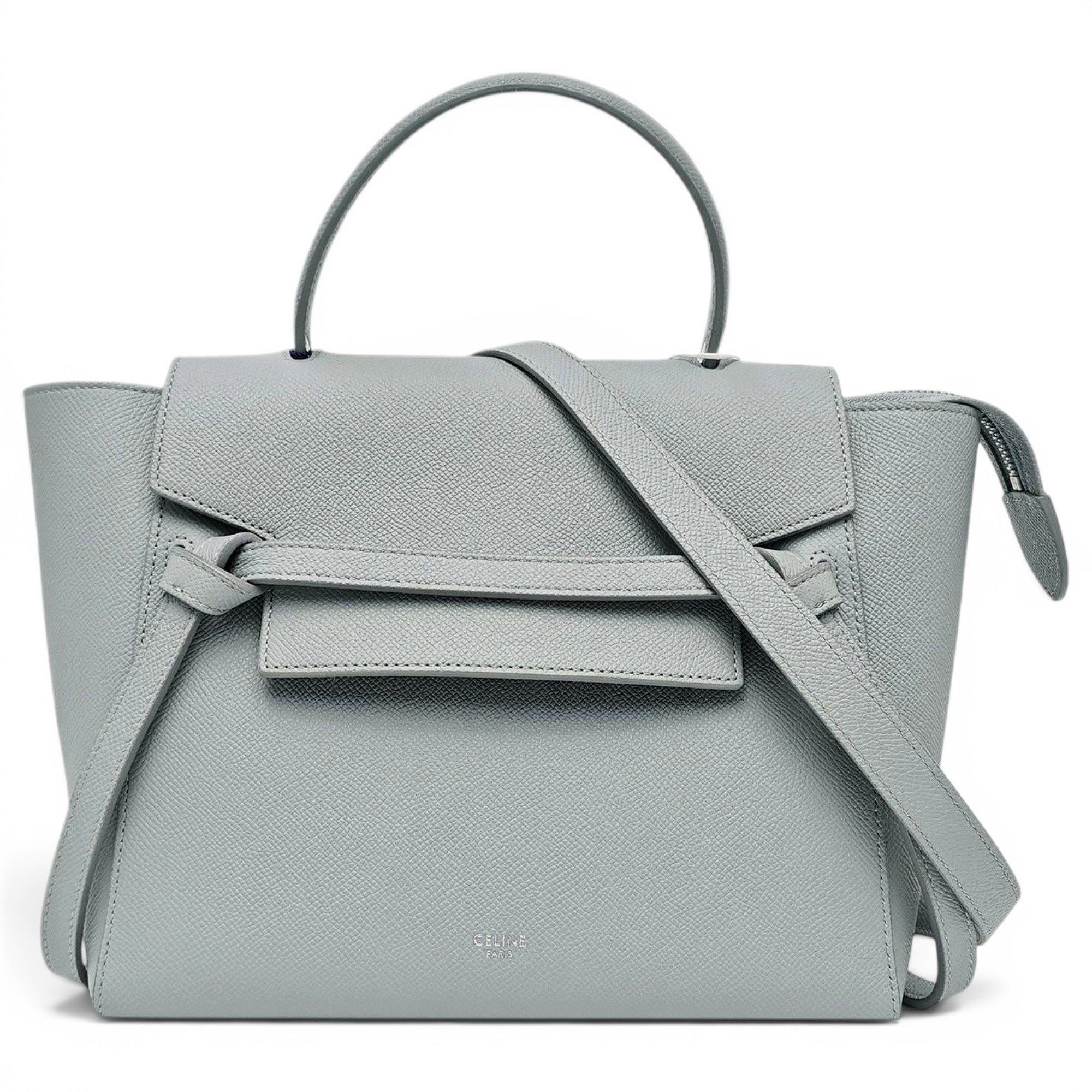Belt leather handbag