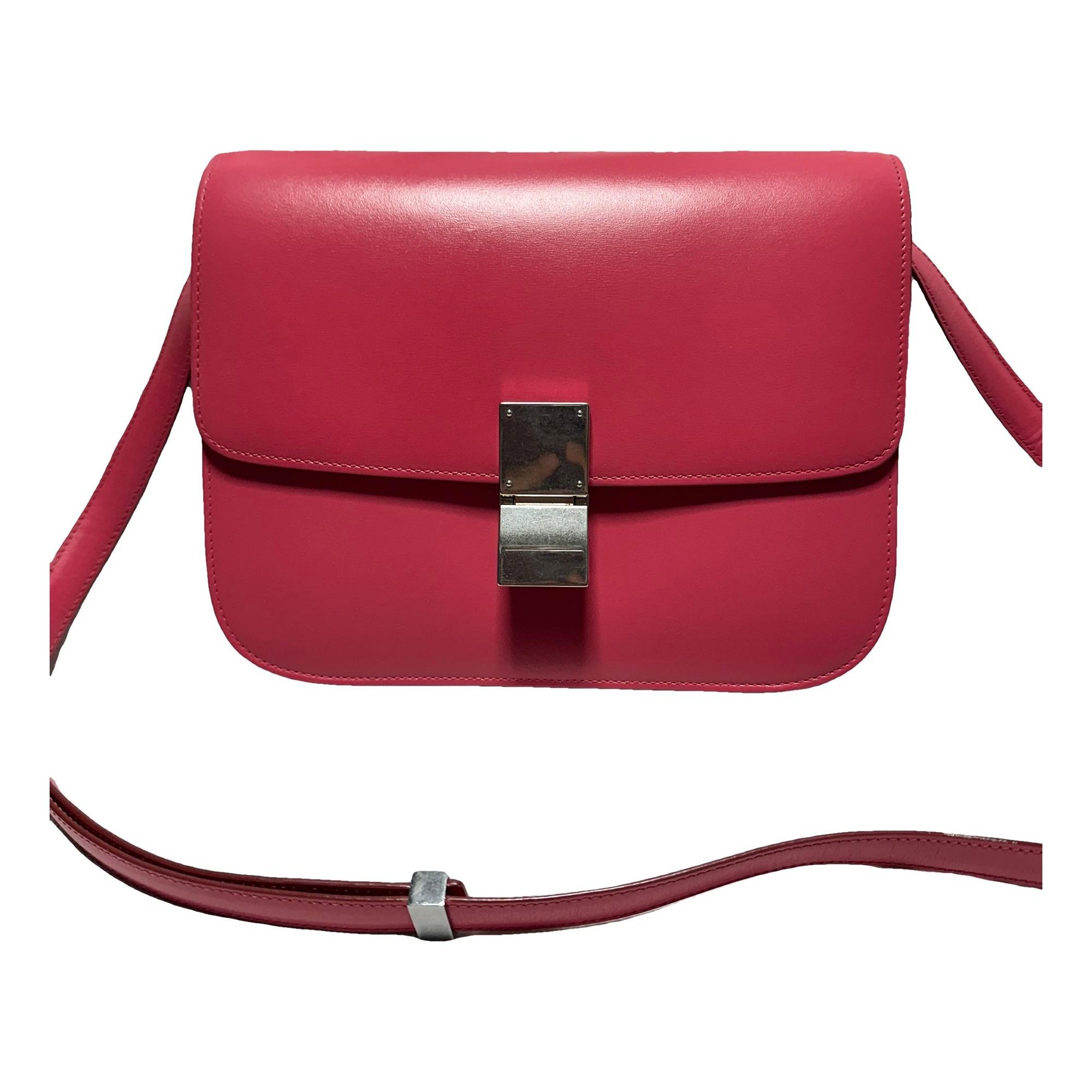 Classic leather crossbody bag