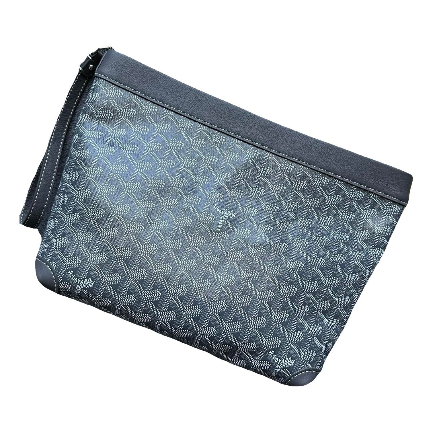 Jouvence leather clutch bag