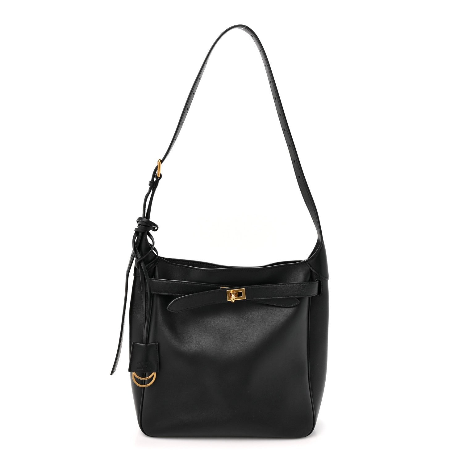 Balenciaga Smooth Calfskin Small Bel Air Hobo Bag Black