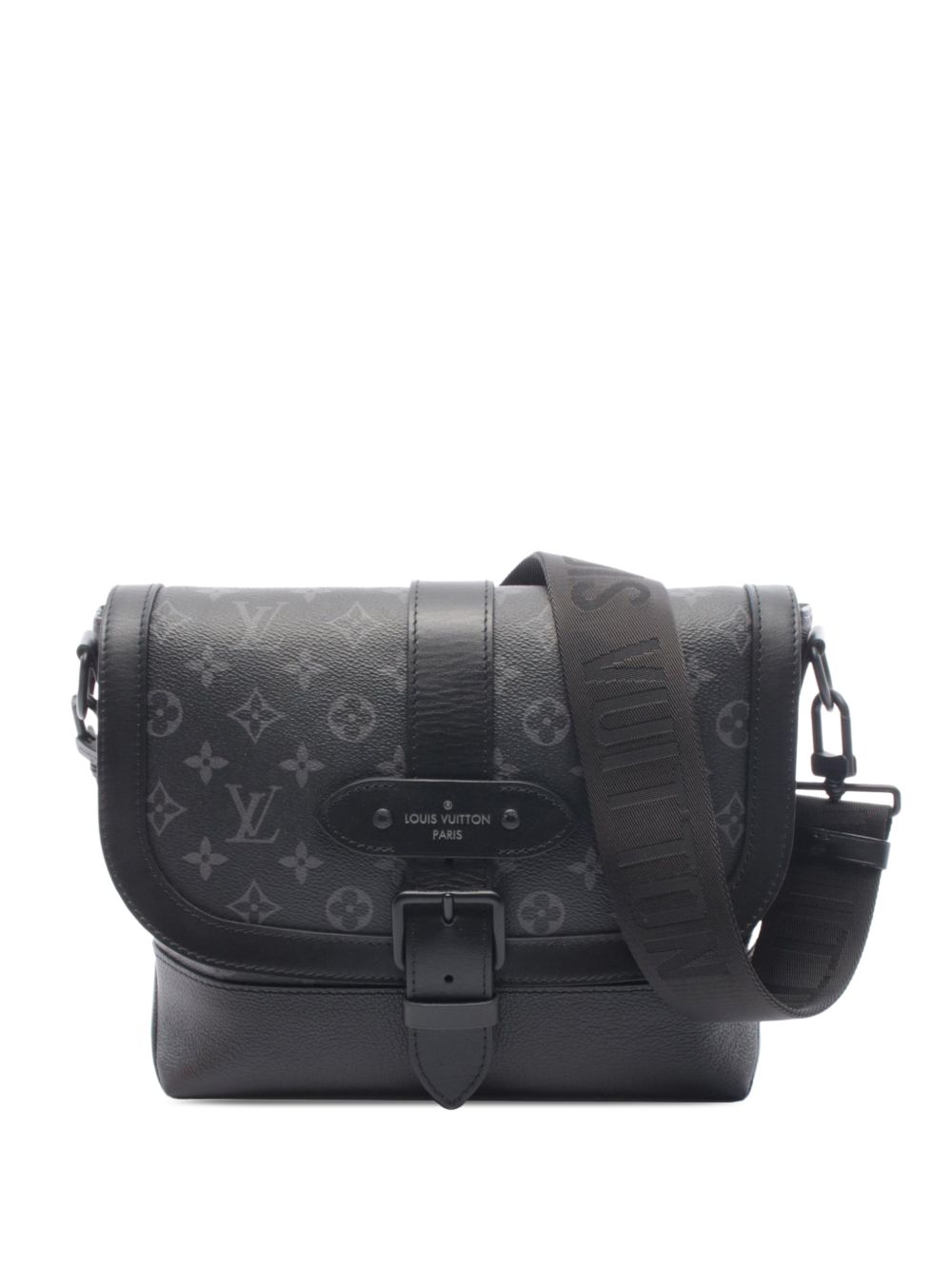 Louis Vuitton 2021-2026 Monogram Eclipse Saumur Messenger Bag crossbody bag