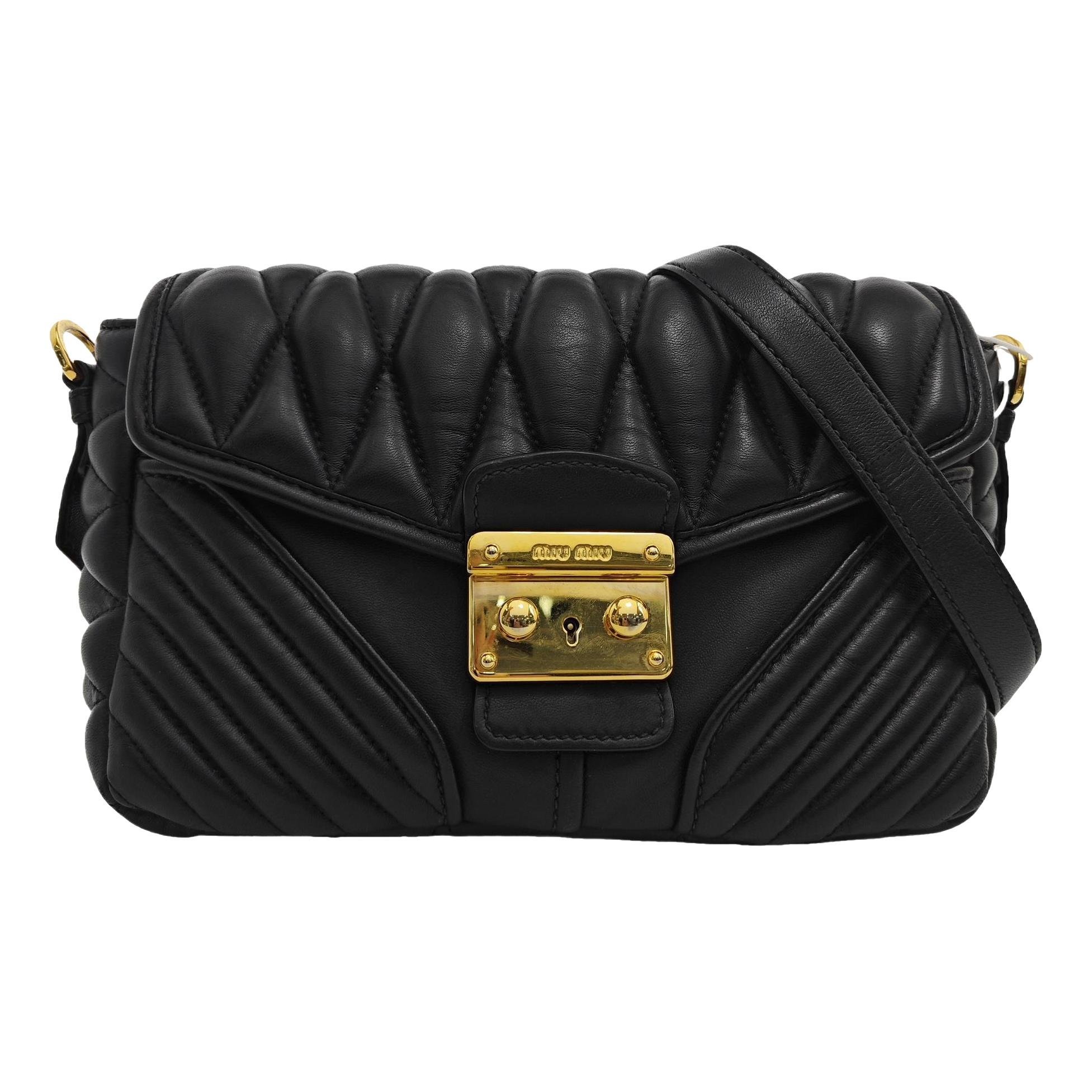 Miu Confidential leather handbag