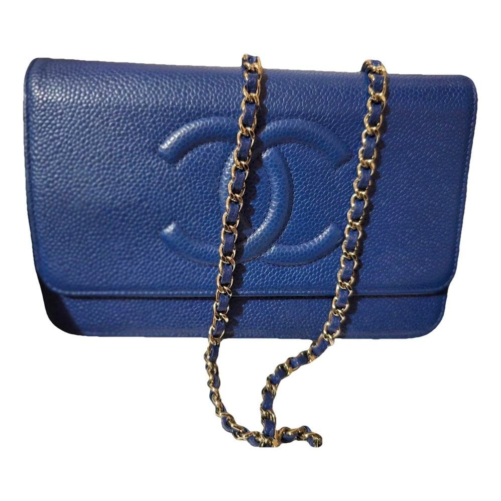 Wallet On Chain Double C leather handbag