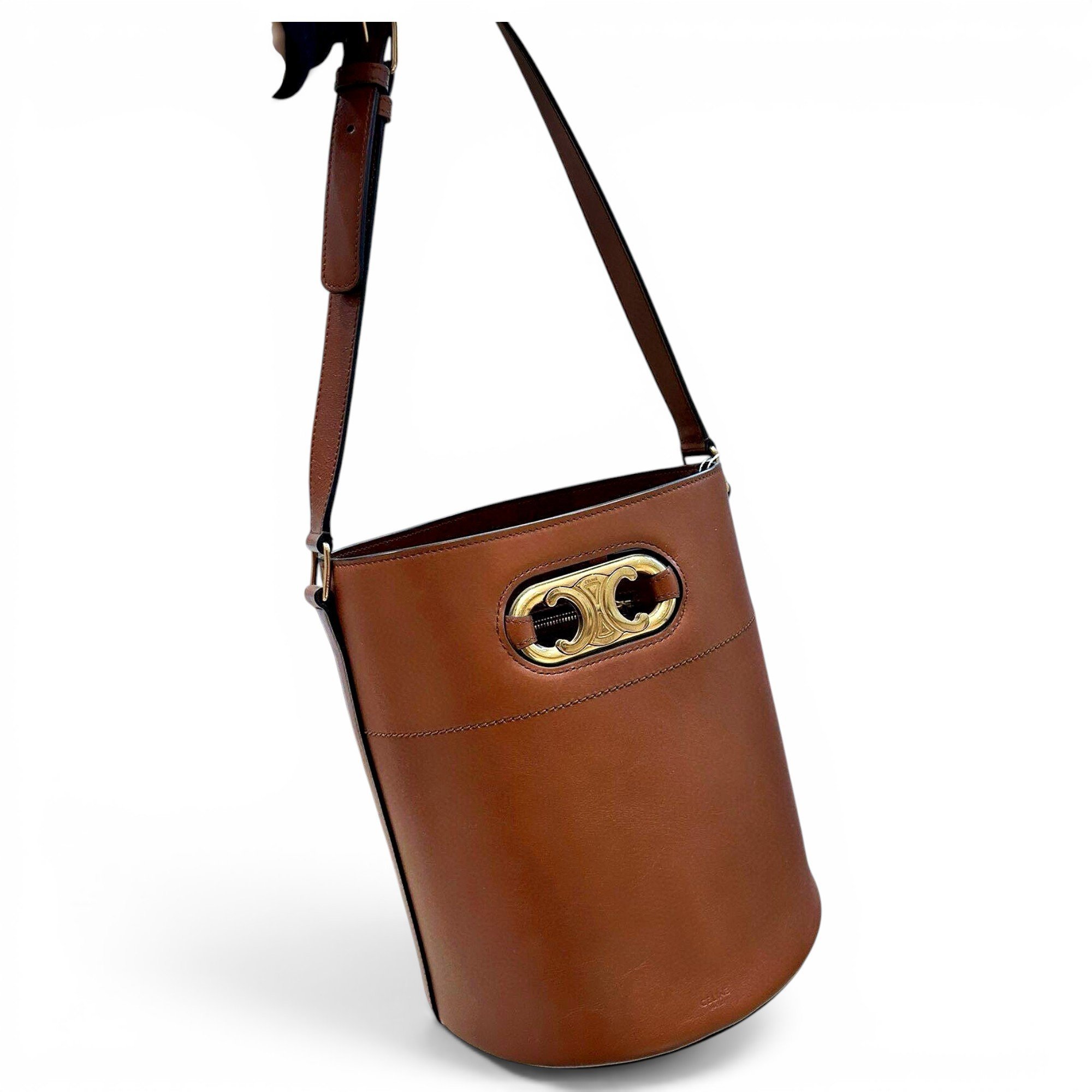 Triomphe Maillon leather bag