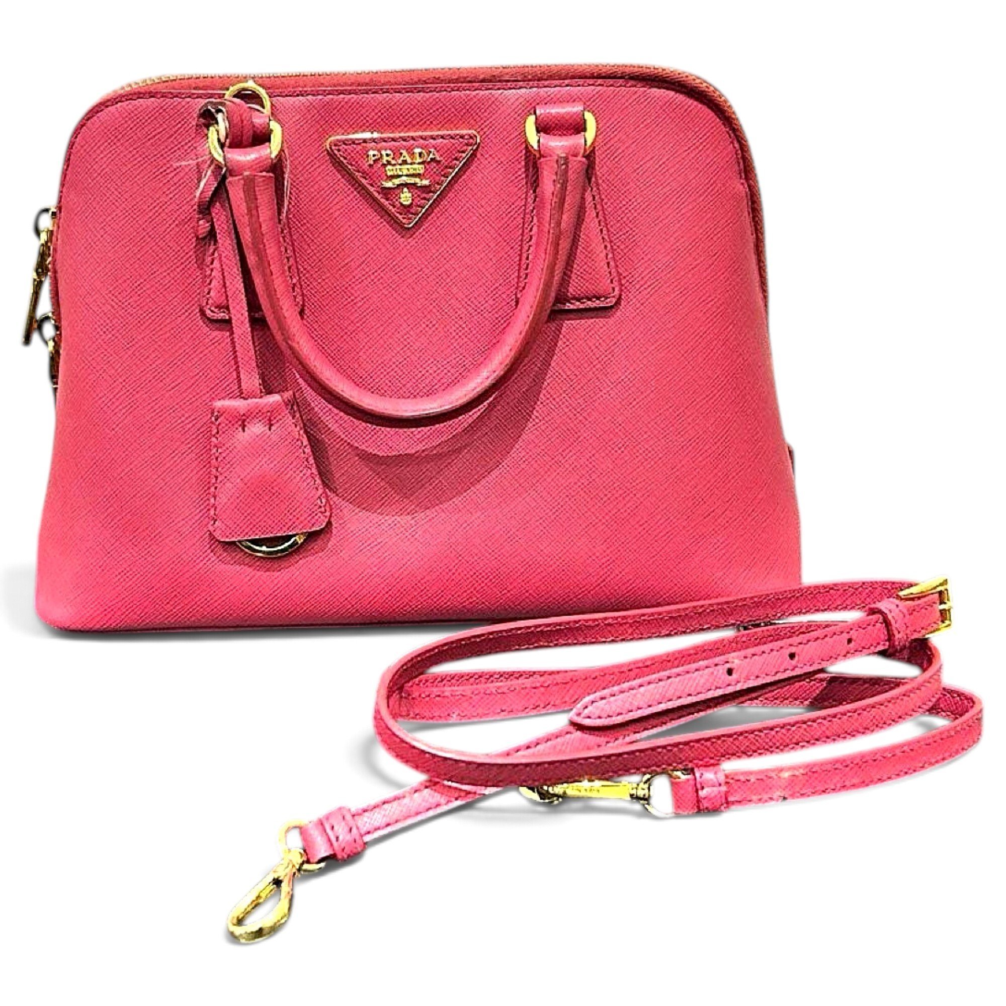 Promenade leather satchel