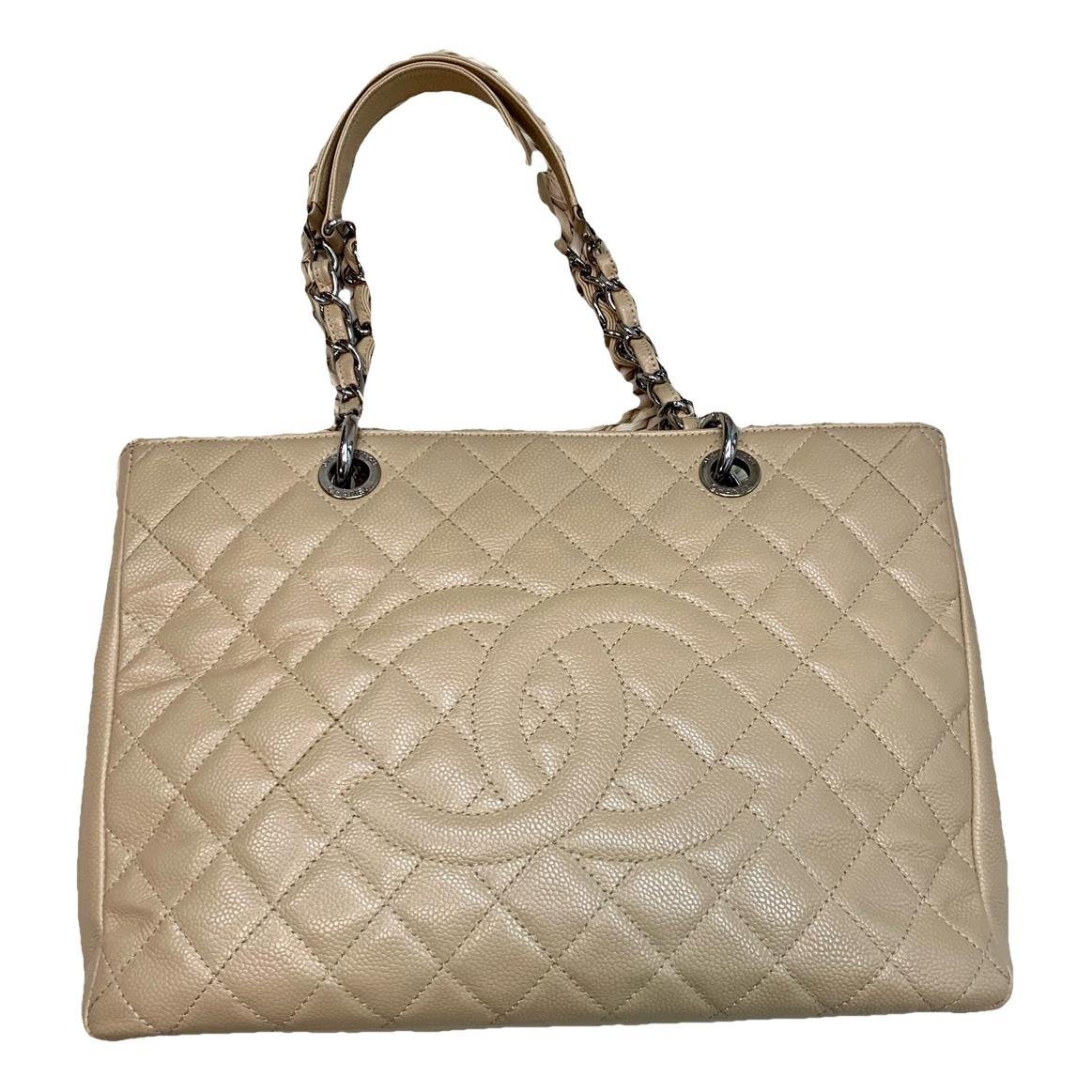 Grand shopping leather tote