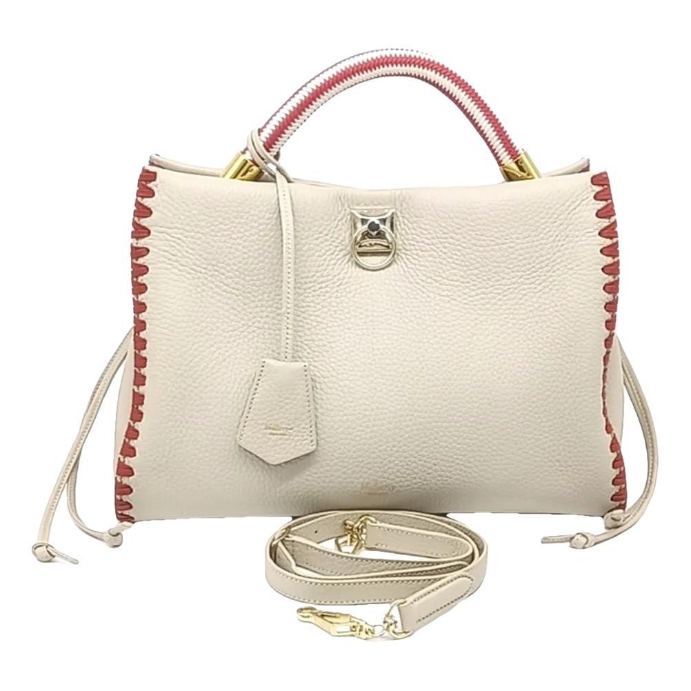 Iris leather handbag