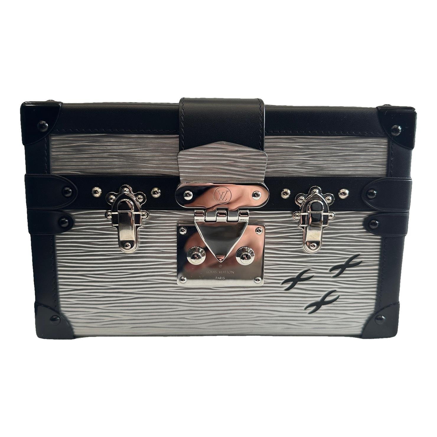 Petite Malle leather handbag