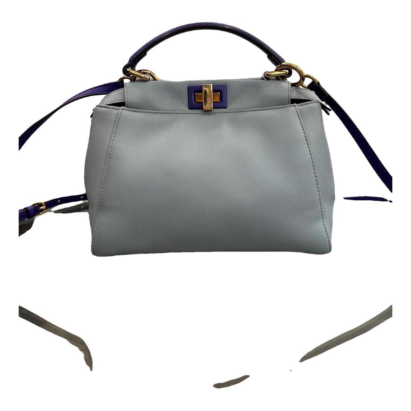 Peekaboo leather handbag