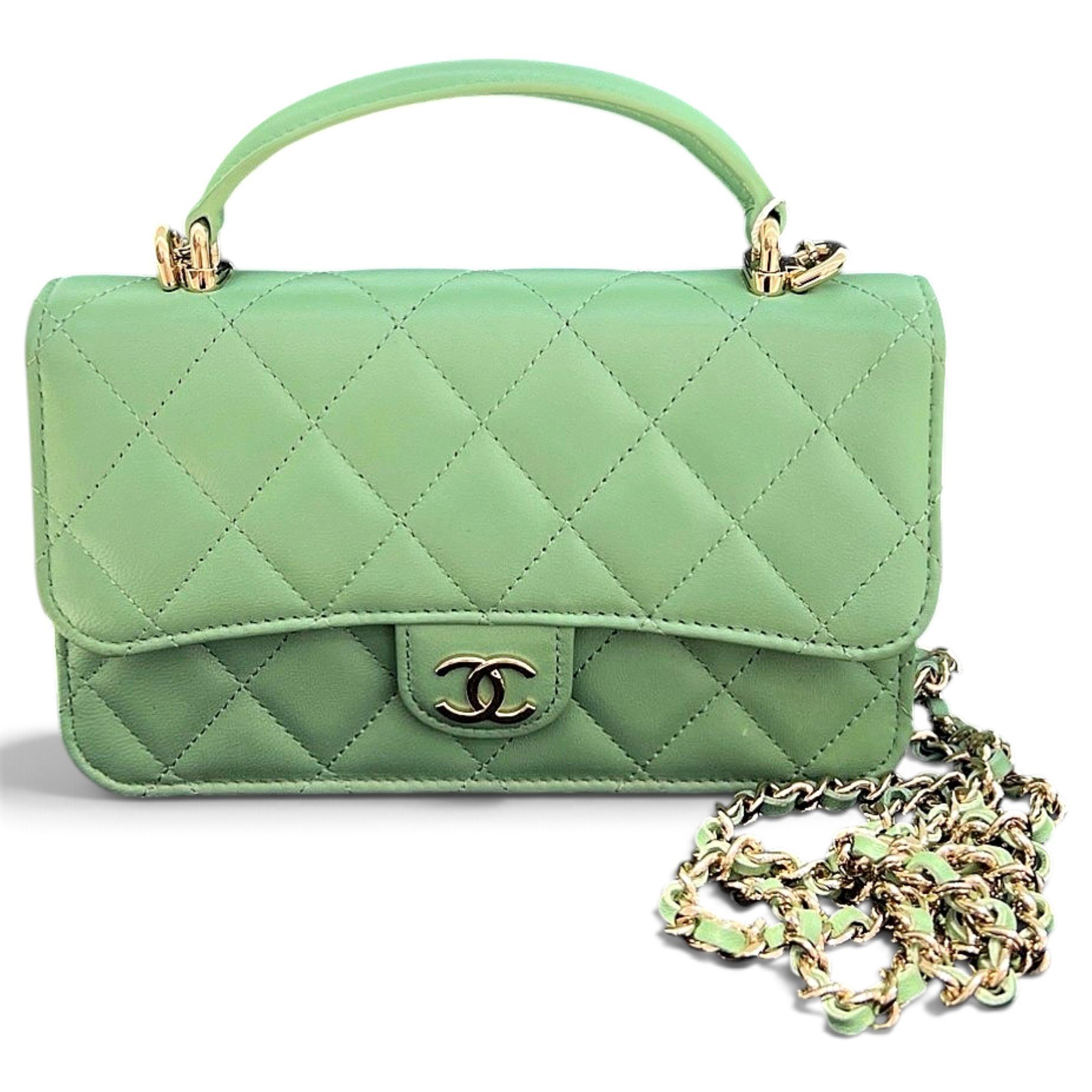 Timeless Classique Top Handle leather handbag