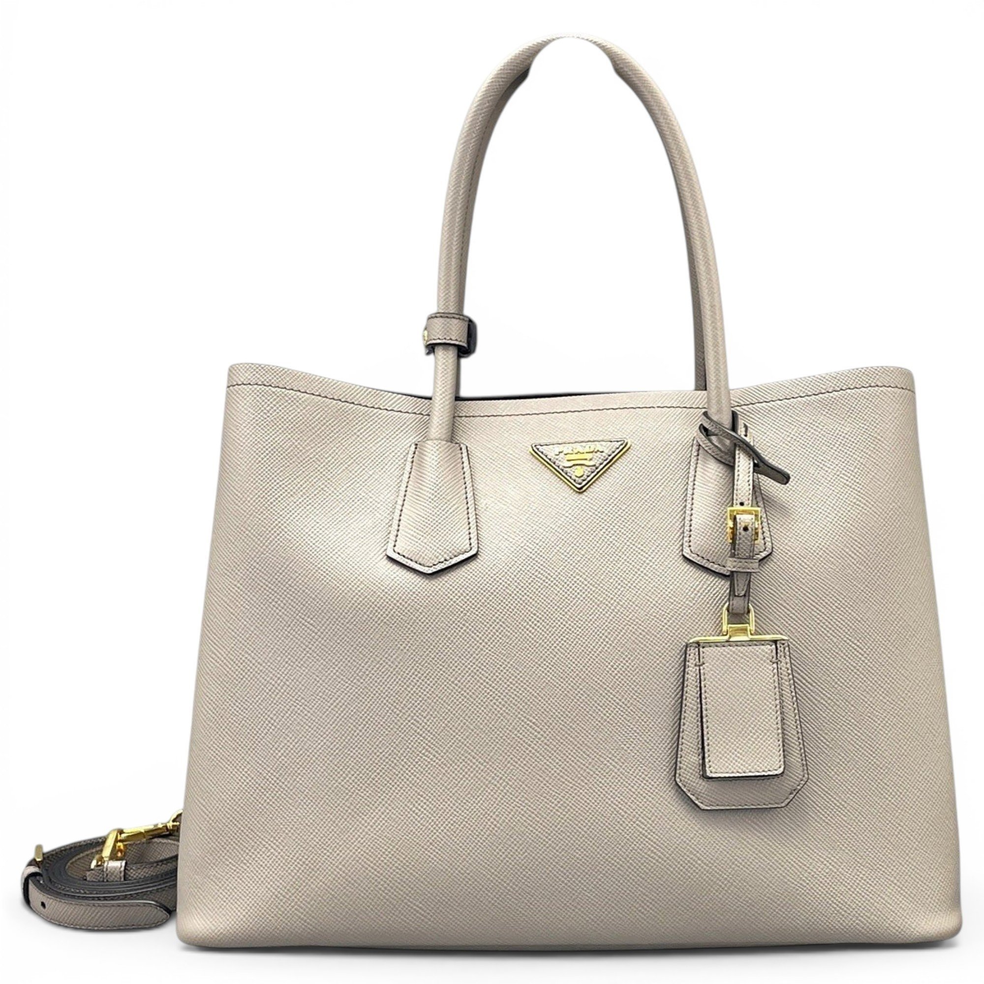 Prada Double leather handbag