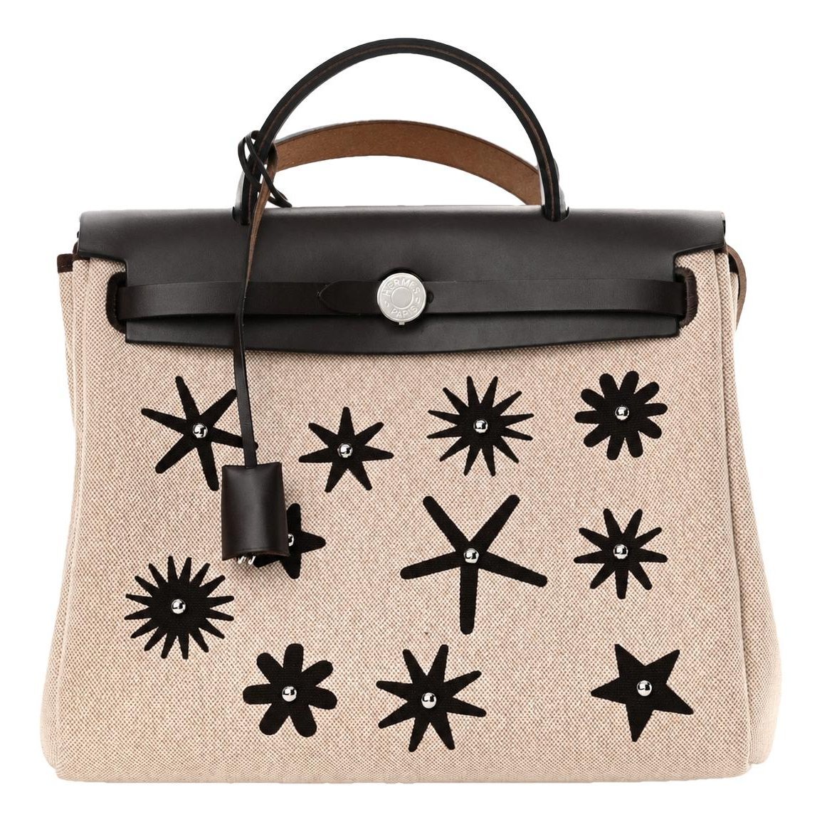 Hermes Herbag Handbag Toile H Canvas 2024