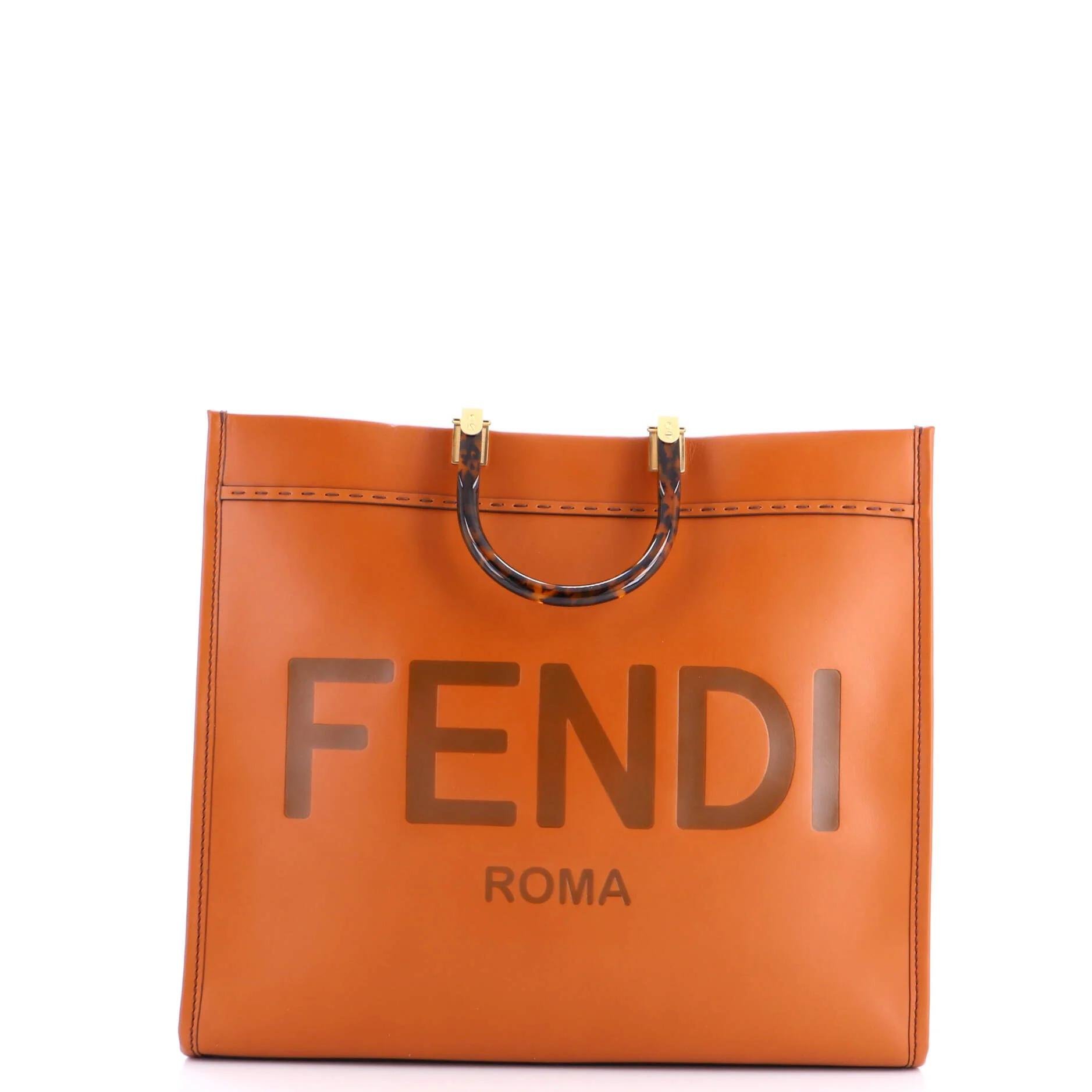 Leather tote