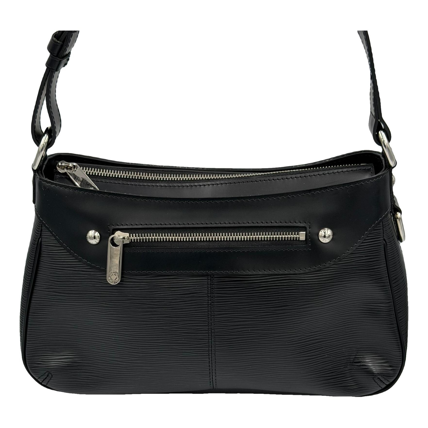 Patent leather handbag