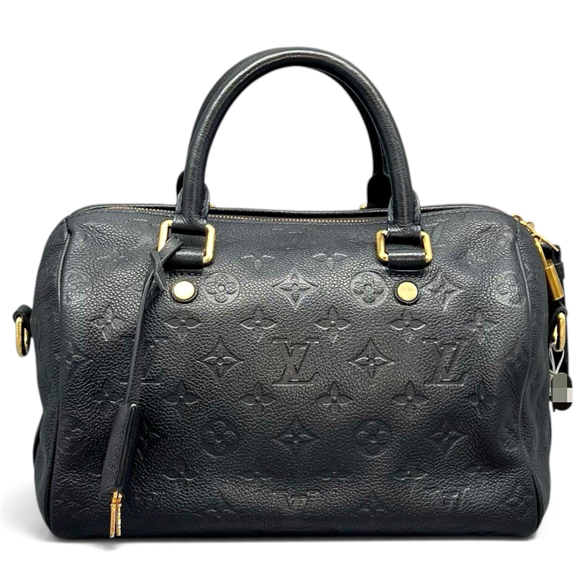 Speedy leather handbag